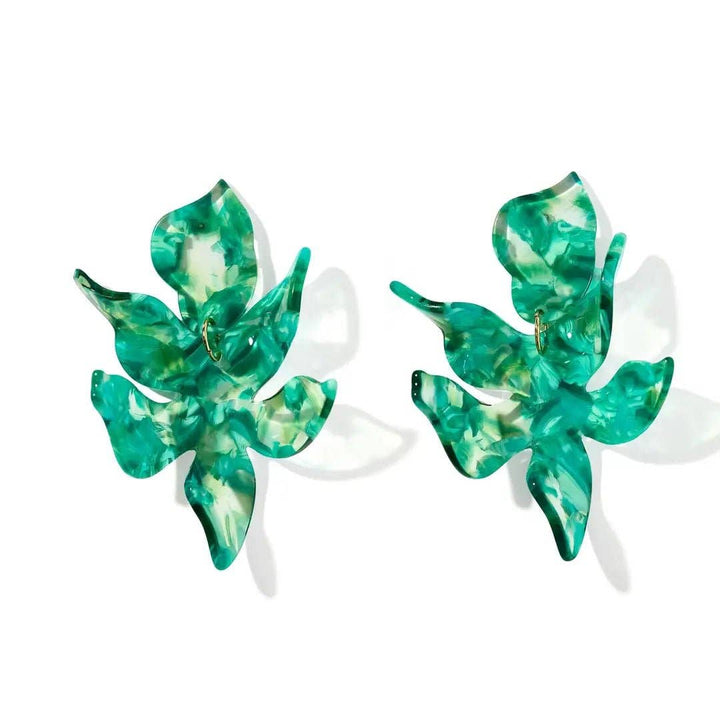 Flora Statement Earrings - Bahama Mama (LH)