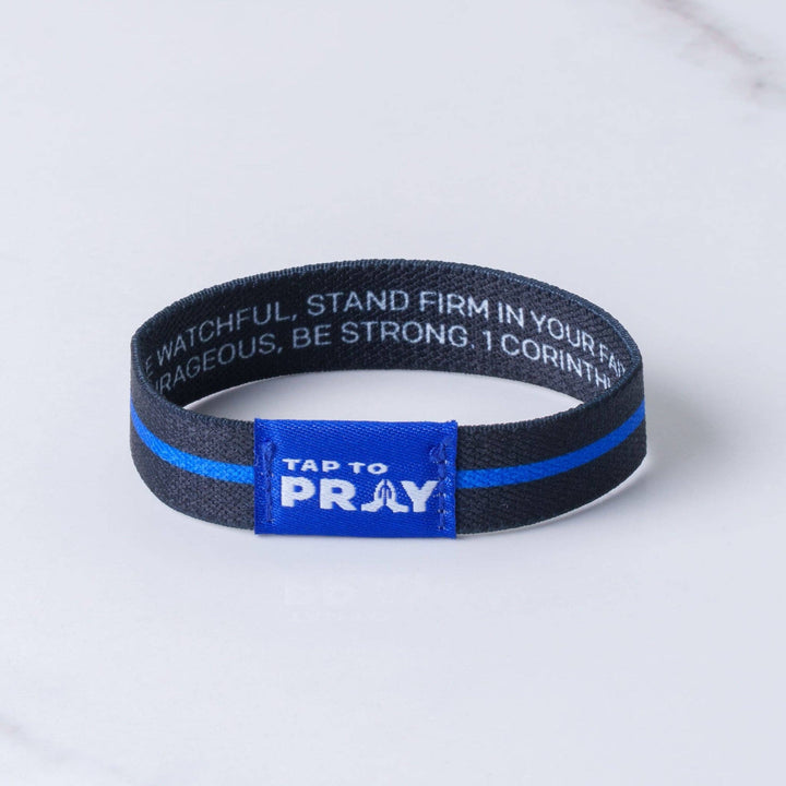 Tap To Pray® Wristband – First Responders - Law Enforcement