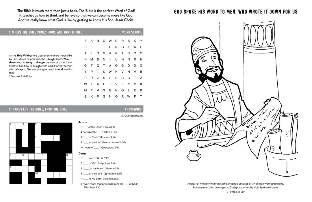 Know Your Bible Activity Book for Kids