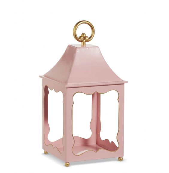 13.5" Blush Lantern