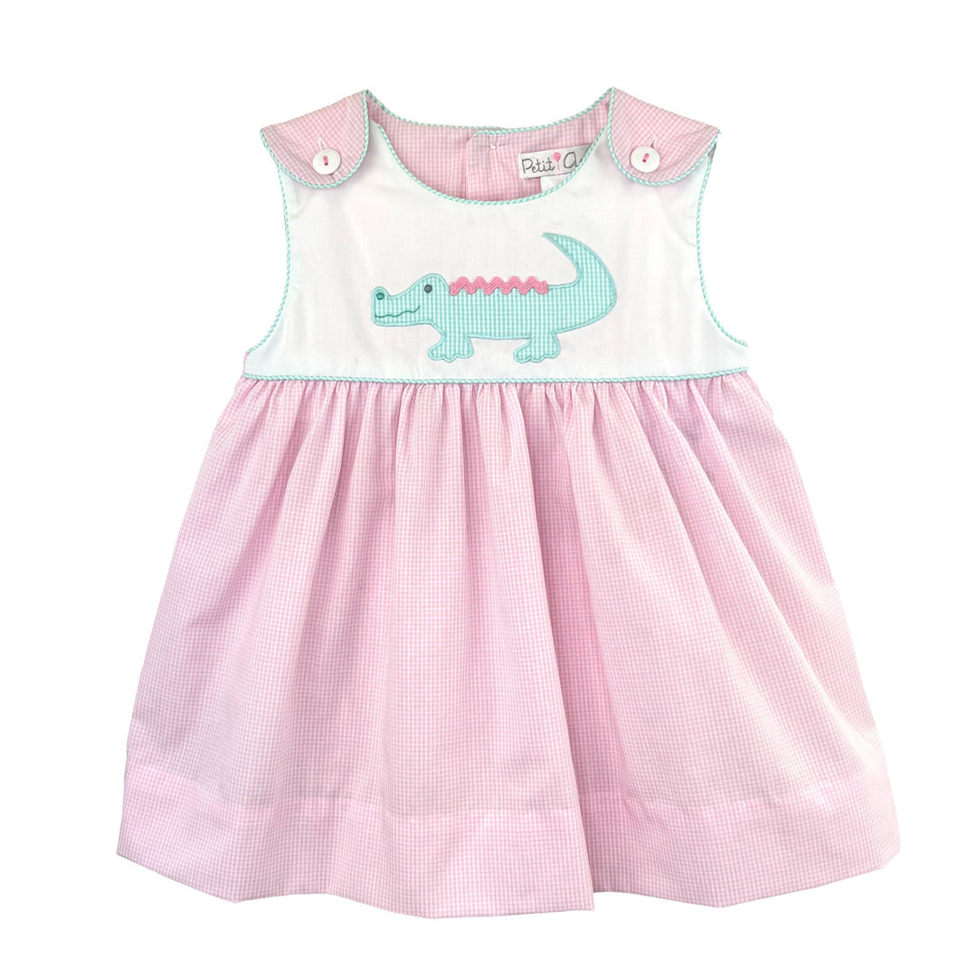 Sun Dress with Alligator Applique