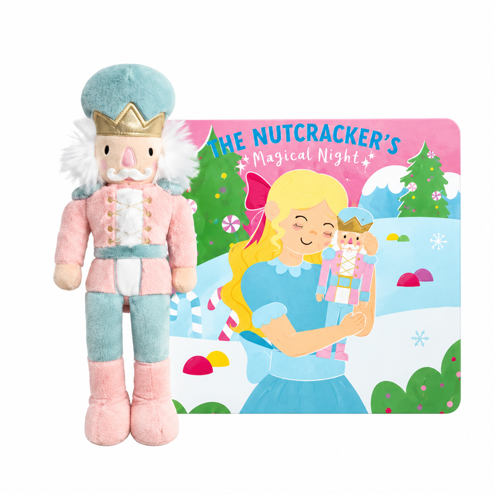 Mud Pie-Plush Nutcracker with Book
