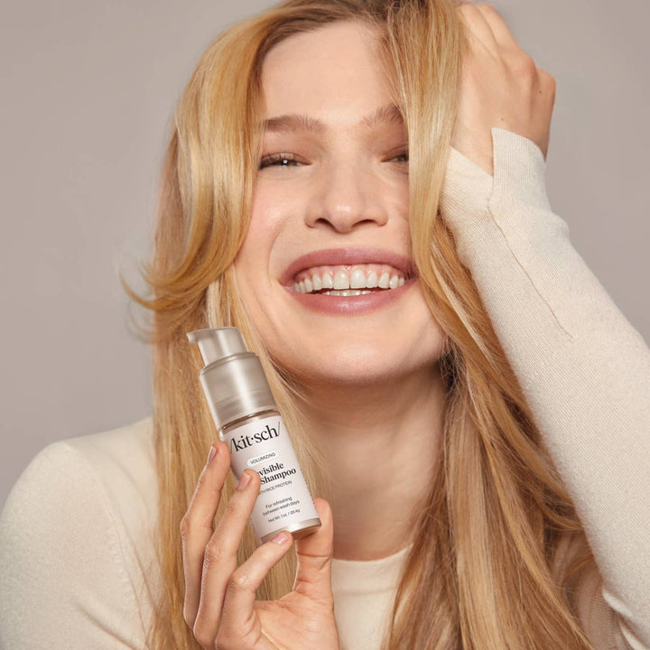 Volumizing Rice Protein Dry Shampoo - Invisible 1 oz (LH)