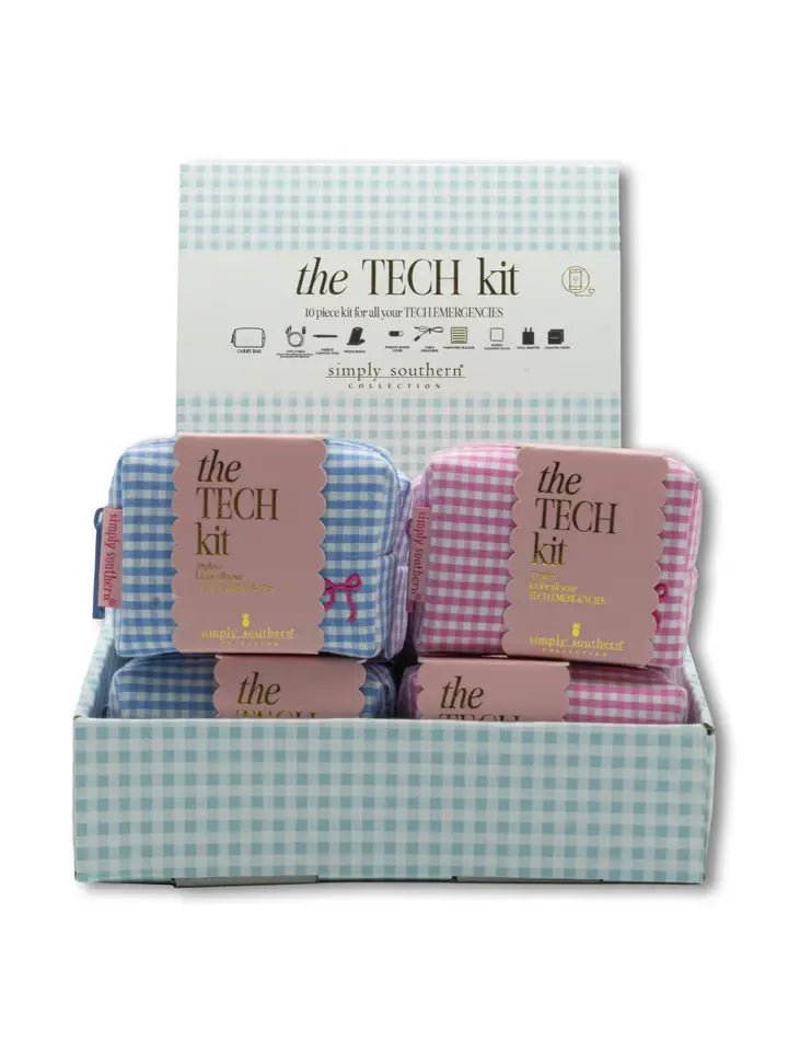 Simply Southern Gingham Tech Kit Case (LH)