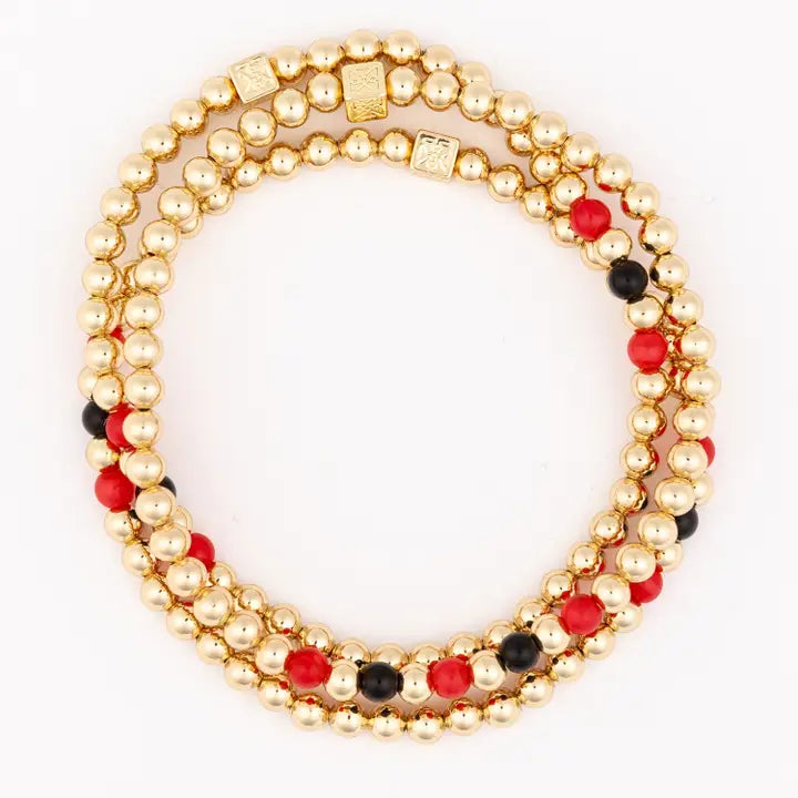 Bracelet Lidia Red & Black