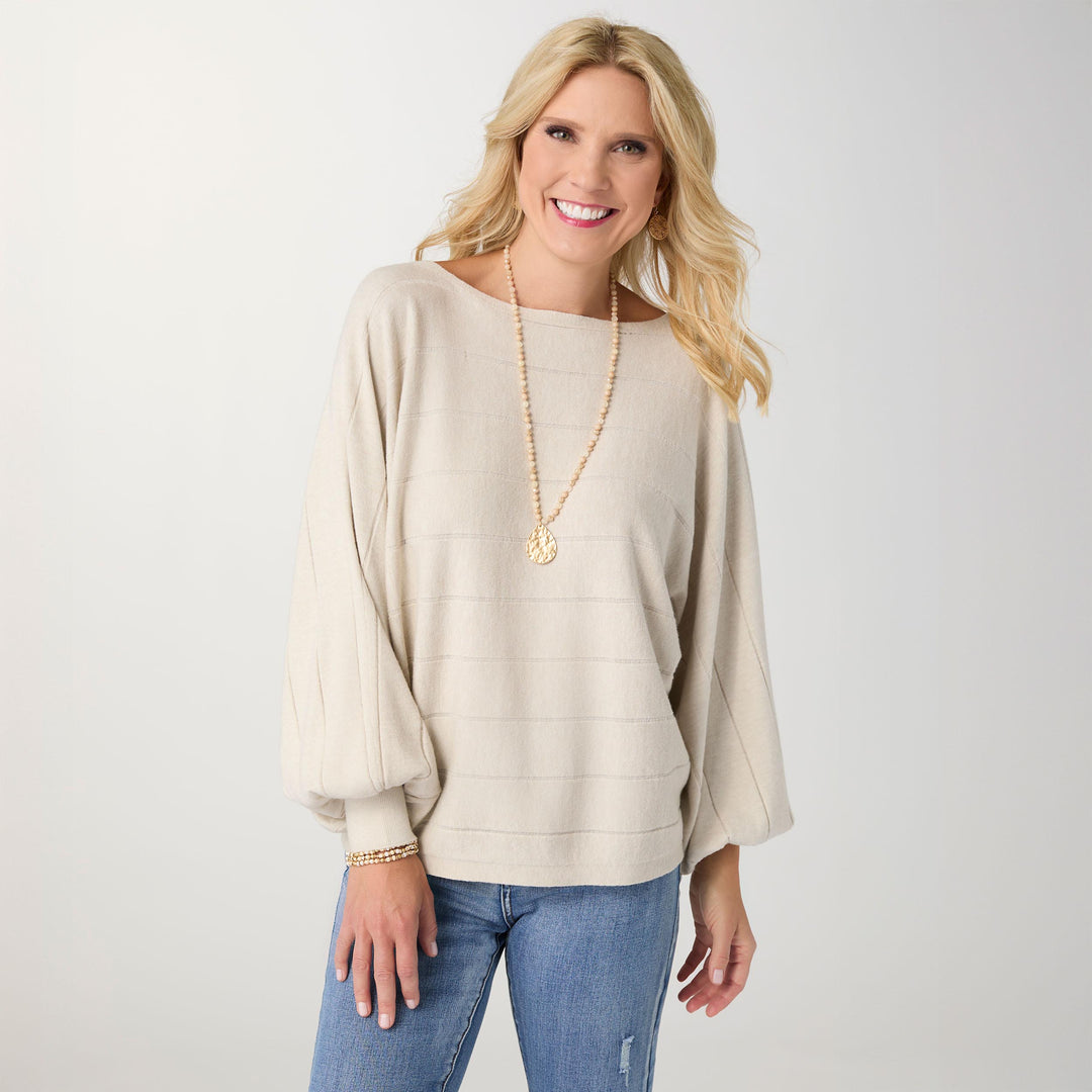 Coco+Carmen-Lightweight Heavenly-Luxe Dolman-Taupe