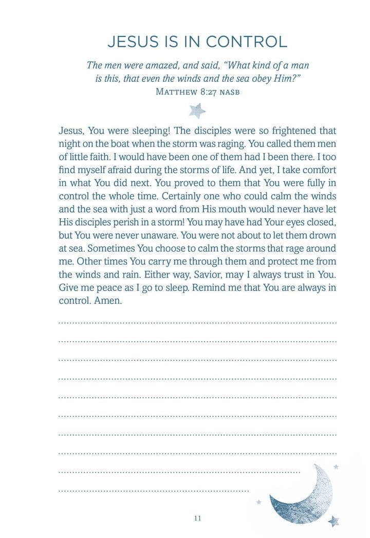 My Prayer Journal: Nighttime Conversations with God