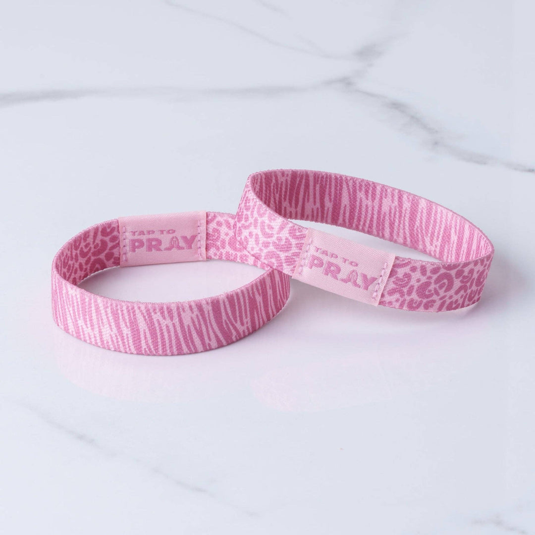 Tap To Pray® Wristband – Safari Rose