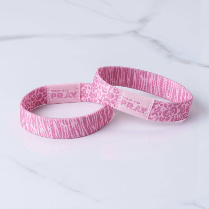 Tap To Pray® Wristband – Safari Rose