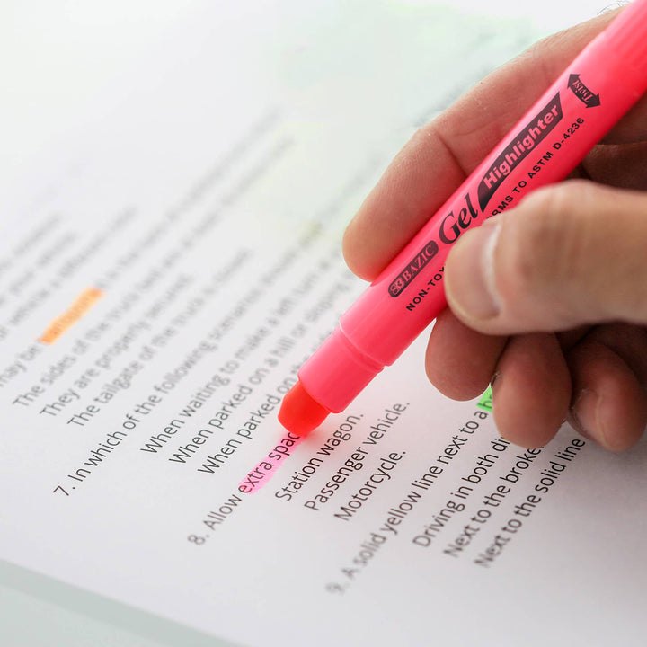 Gel Fluorescent Highlighter 5 Color