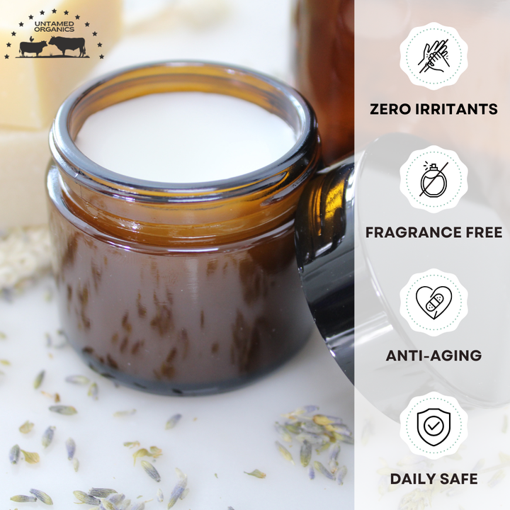 Grass-Fed Tallow & Wild Honey Skin Balm | 2 oz Glass Jar