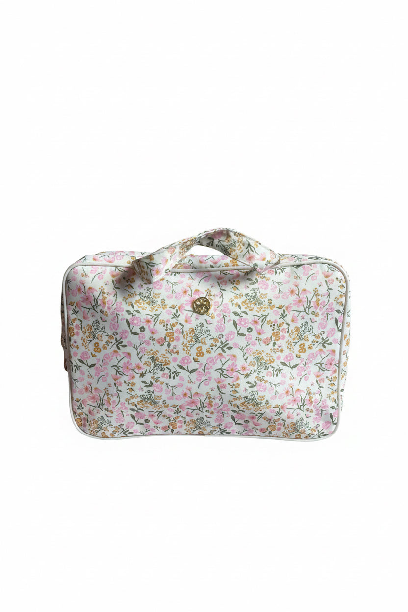 Mary Square Toiletry Bag | Petal Charm Pink (LH)