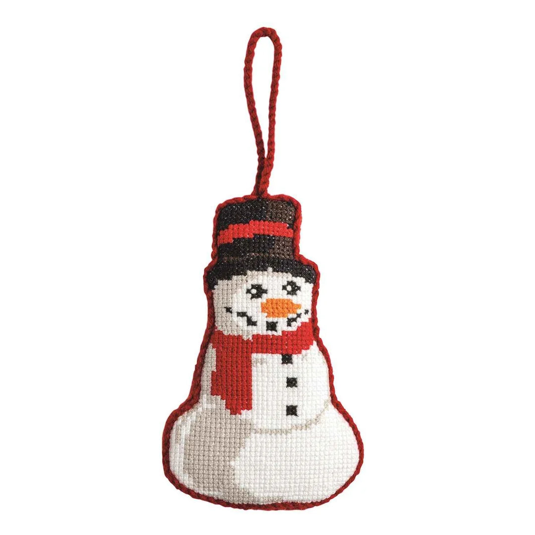 Mud Pie Snowman Needlepoint Ornament (JB)