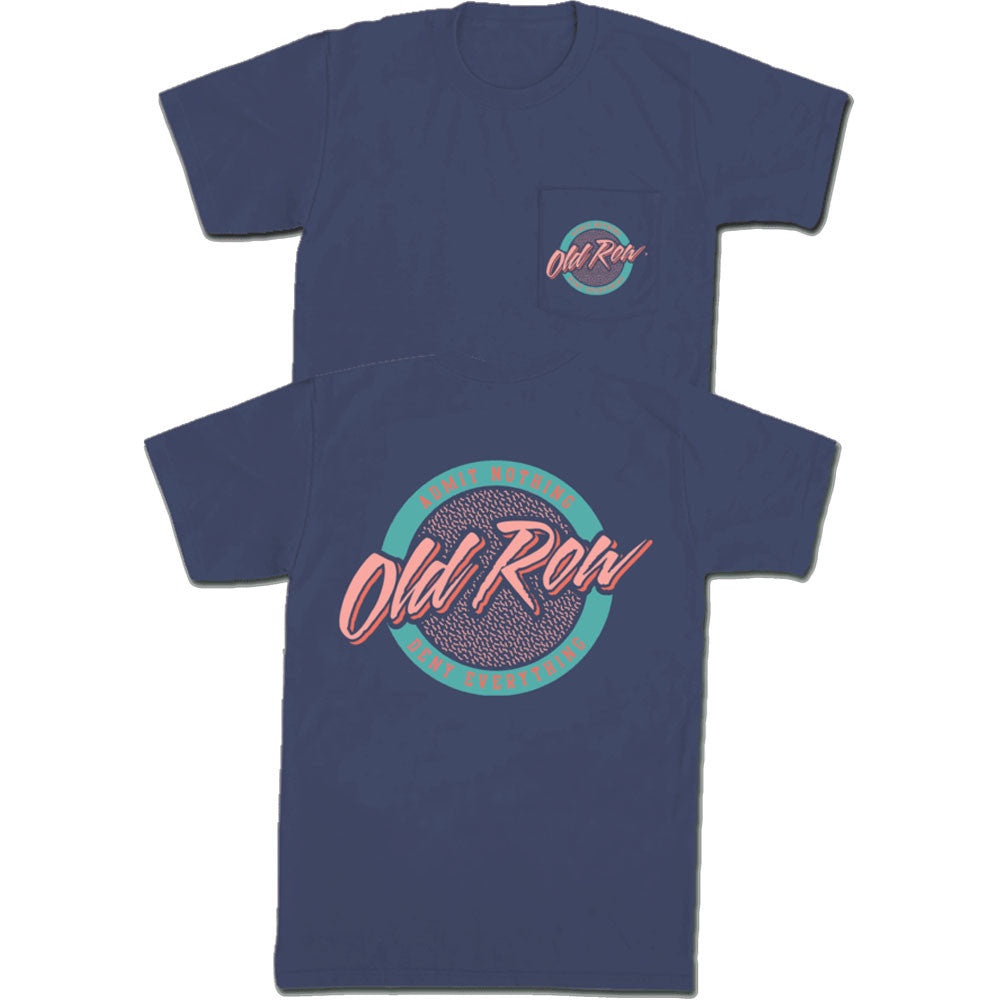 Old Row Circle Logo T-Shirt - Midnight (Bark)