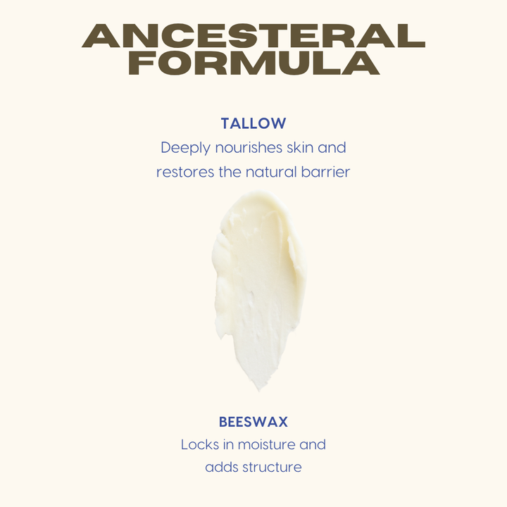 Grass-Fed Tallow Skin Balm | 2 oz Glass Jar