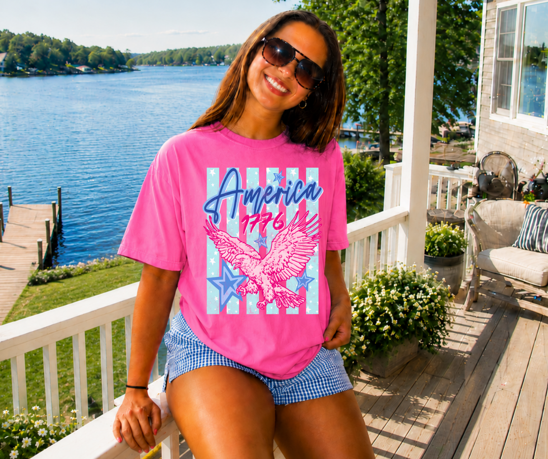 Pink America 1776 Pink Tee