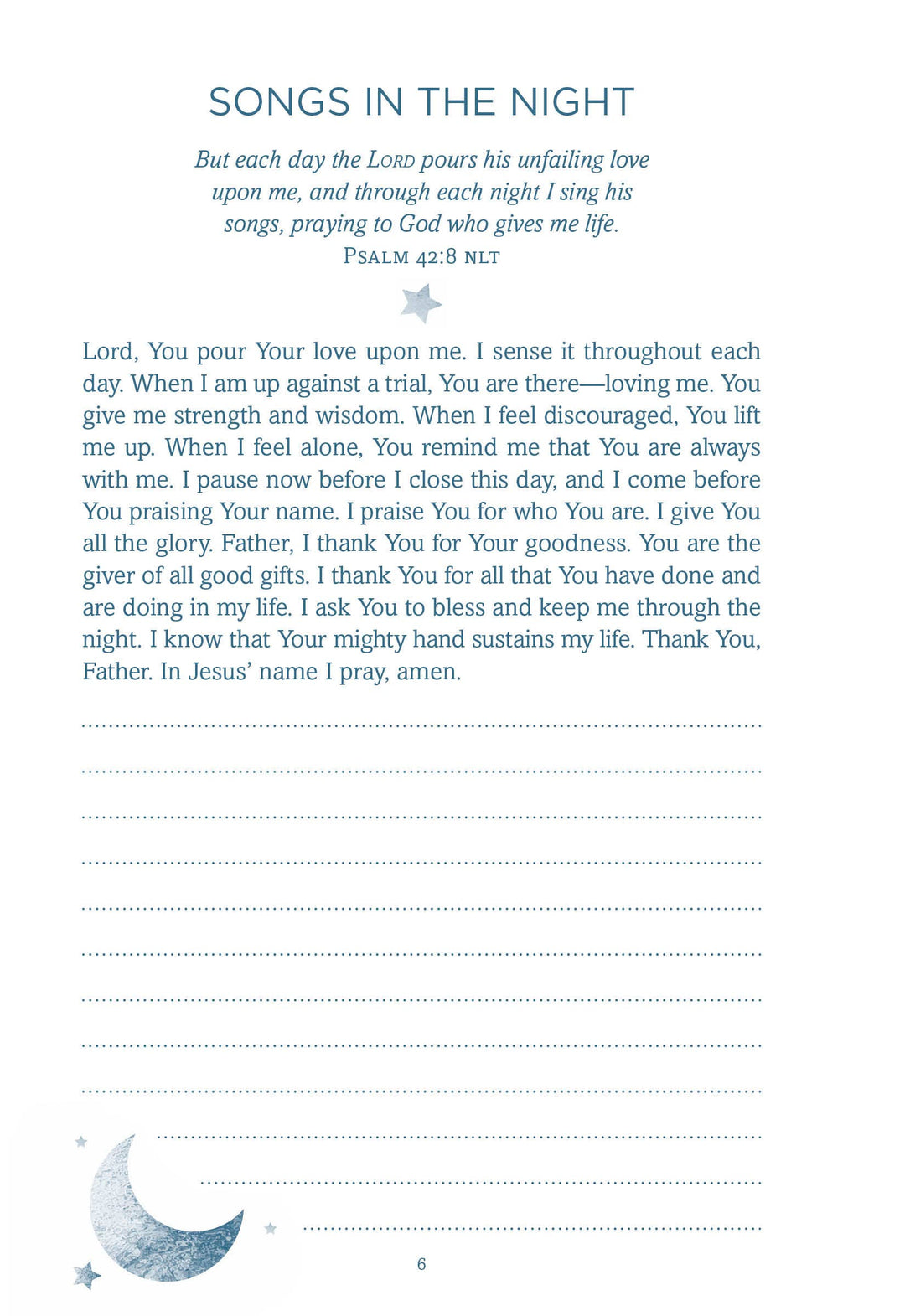 My Prayer Journal: Nighttime Conversations with God