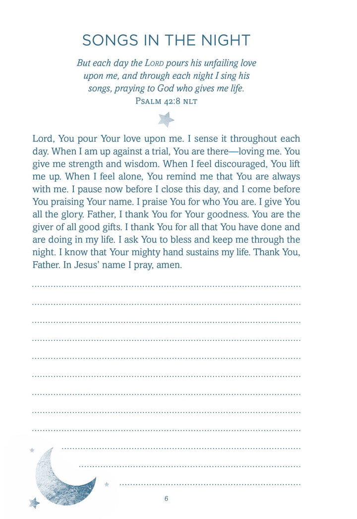 My Prayer Journal: Nighttime Conversations with God