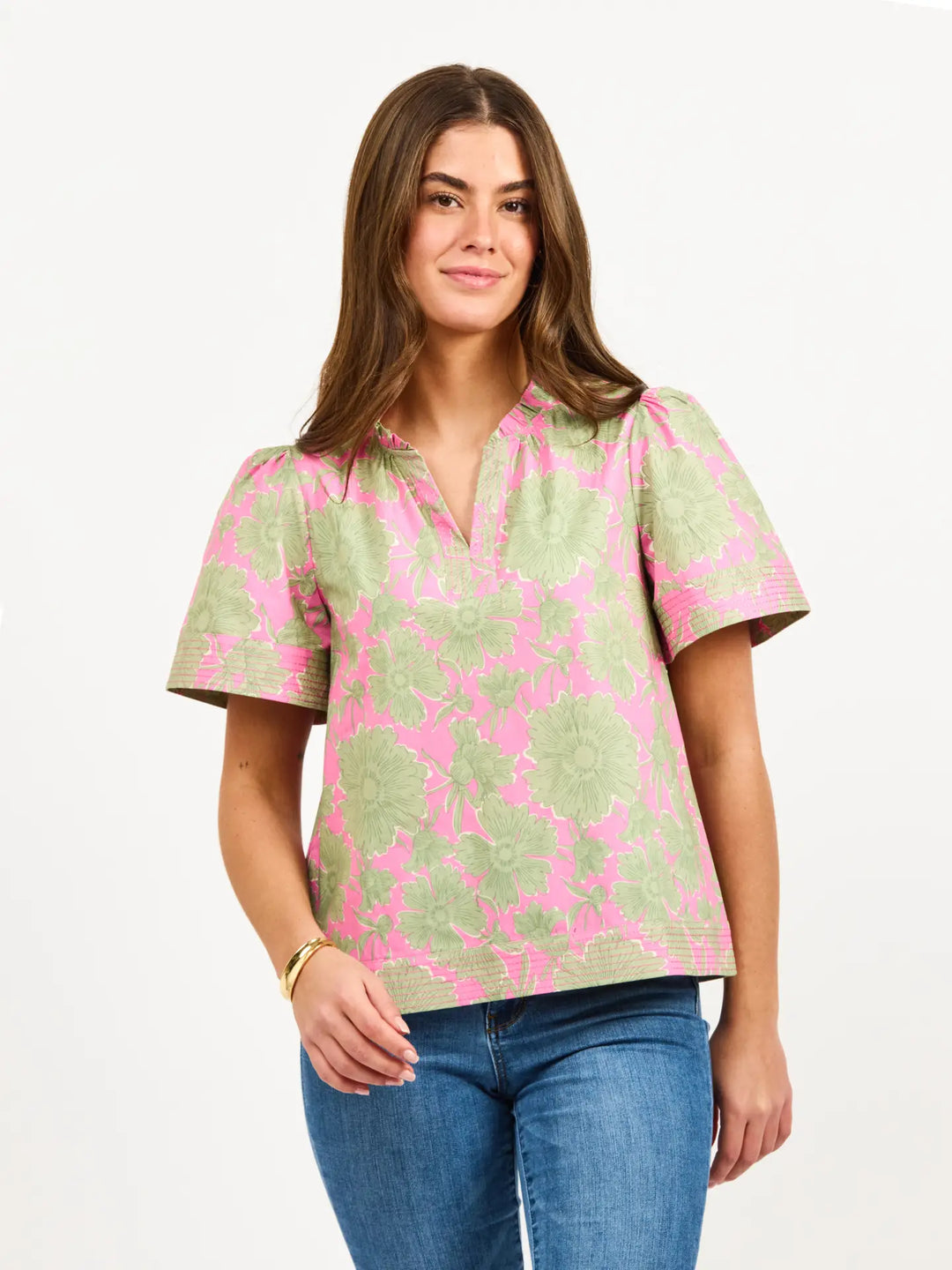 Ramona Top | Garden District Green (LH)