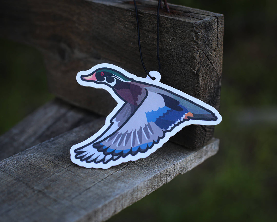 Wood Duck - air freshener ( Bark)