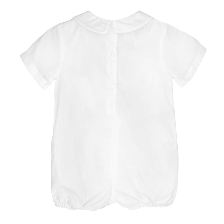 Shortall with Pintucks and Side Tabs: Navy