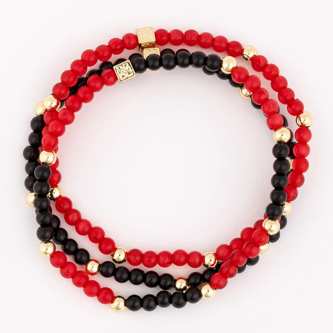 Bracelet Junie Red & Black