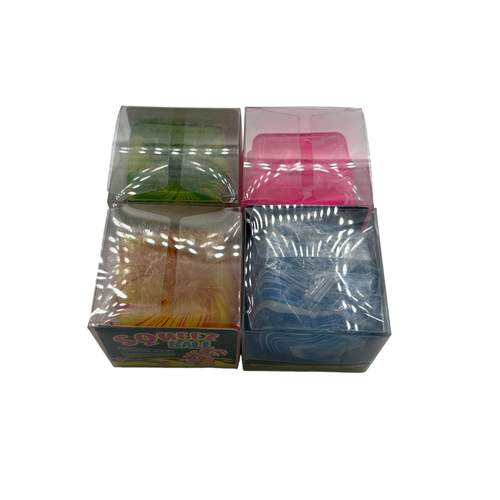 Tie-Dye Squeezy Cube-Single Toy