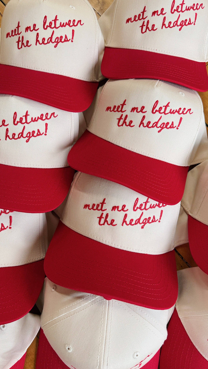 Meet Me Between the Hedges! Canvas Hat (LH)