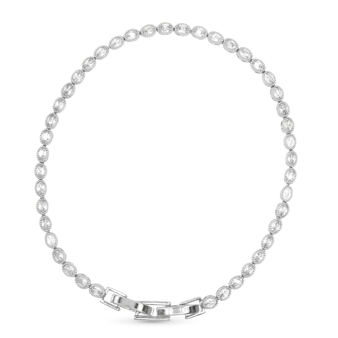 Amanda Blu-Sparkling Oval CZ Tennis Bracelet