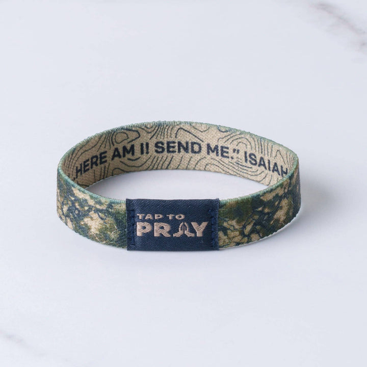 Tap To Pray® Wristband – Valor Camo
