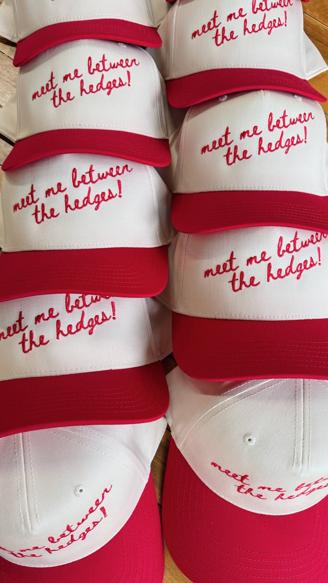 Meet Me Between the Hedges! Canvas Hat (LH)
