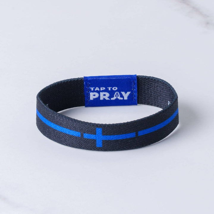 Tap To Pray® Wristband – First Responders - Law Enforcement