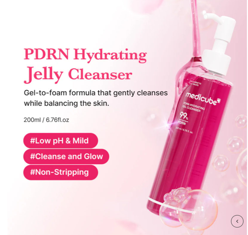 MEDICUBE PDRN Pink Gel Hydrating Cleanser