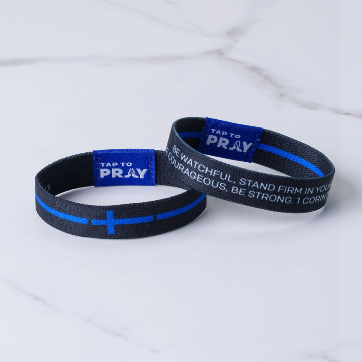 Tap To Pray® Wristband – First Responders - Law Enforcement