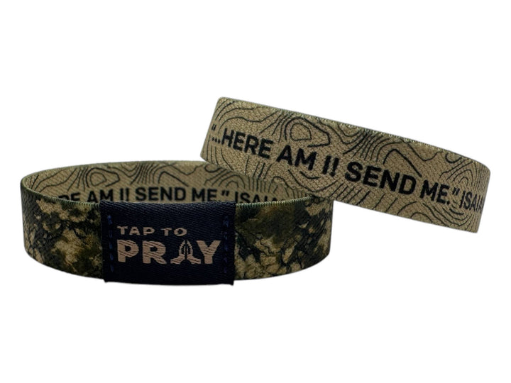 Tap To Pray® Wristband – Valor Camo