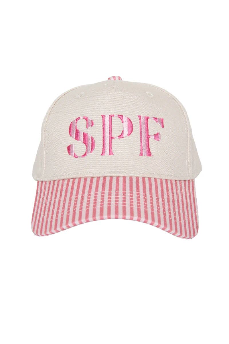SPF Vintage Wholesale Trucker Hats for Women: Aqua and Green Striped