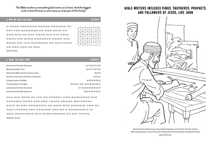 Know Your Bible Activity Book for Kids