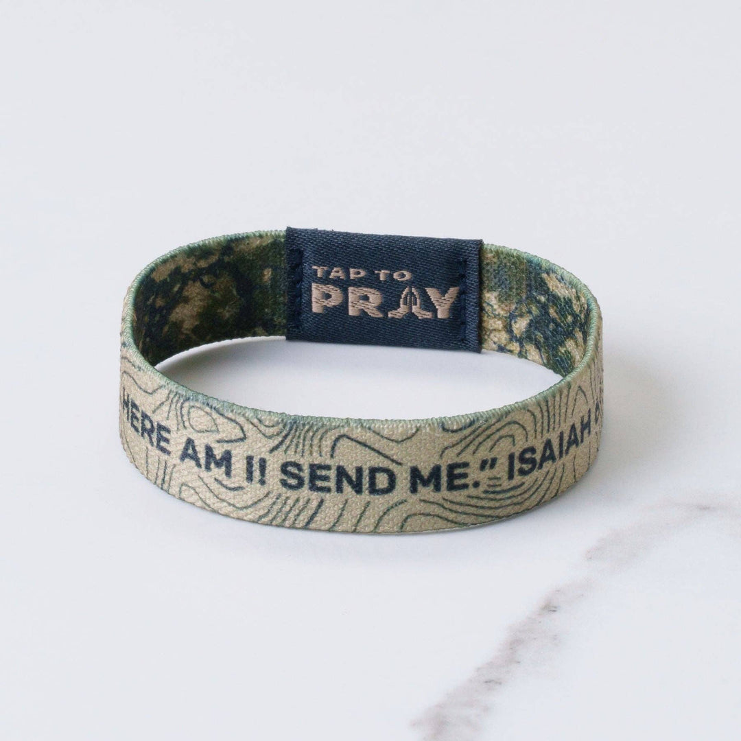 Tap To Pray® Wristband – Valor Camo