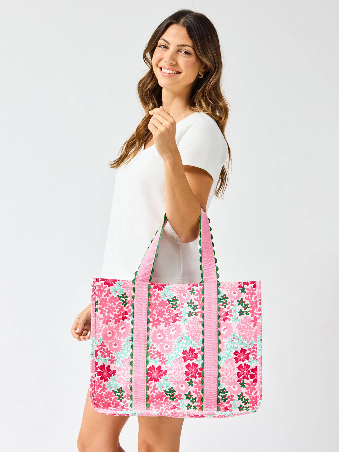 Capri Carryall Tote Bag | Petal Perfect