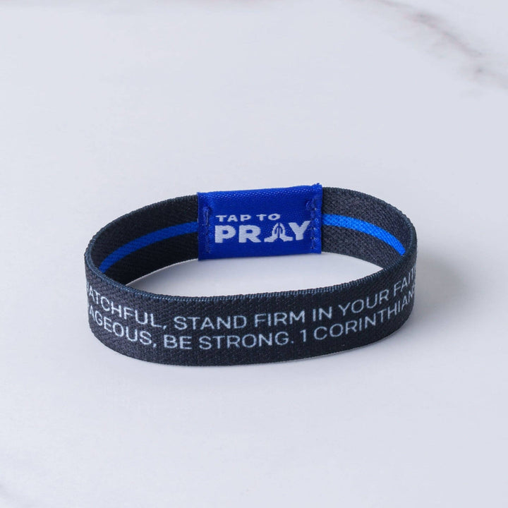 Tap To Pray® Wristband – First Responders - Law Enforcement