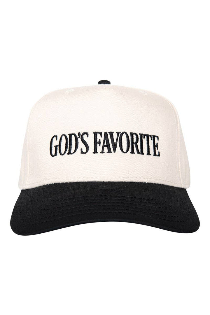 God's Favorite Two-Toned Vintage Hat: Light Blue and Tan