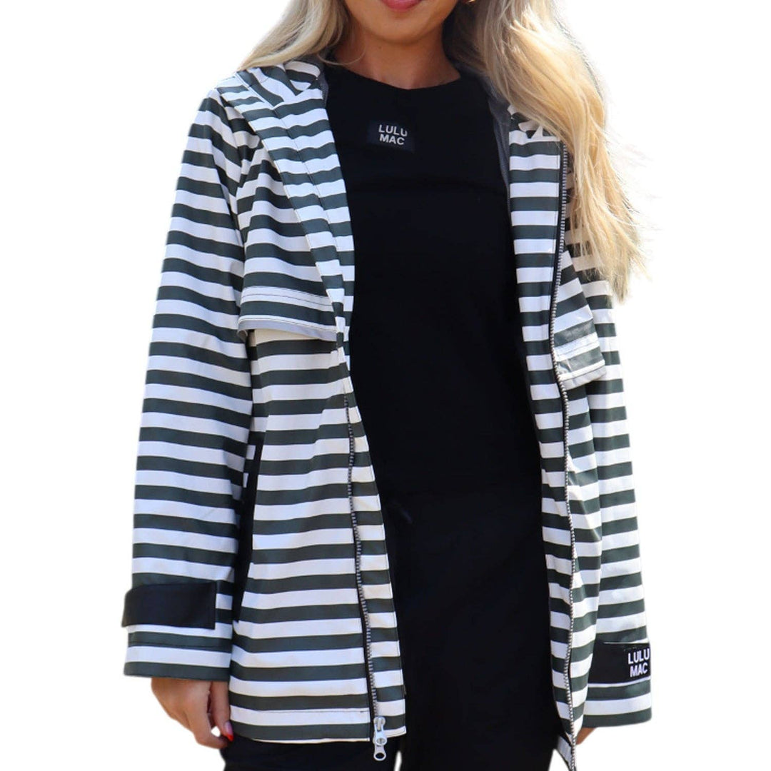 Lulu Mac-Raincoat Darby Black/White