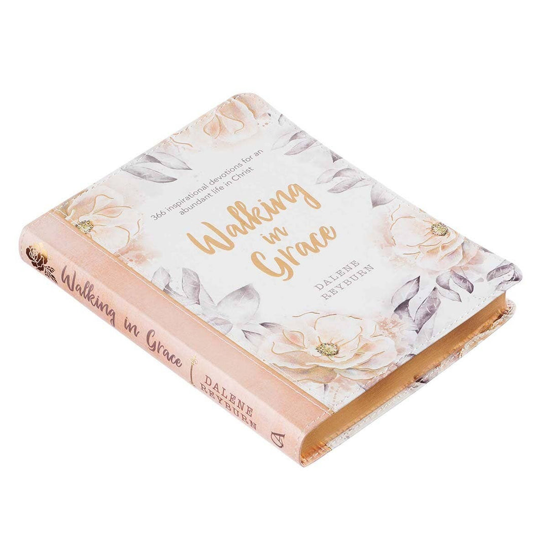 Devotional Walking In Grace Faux Leather