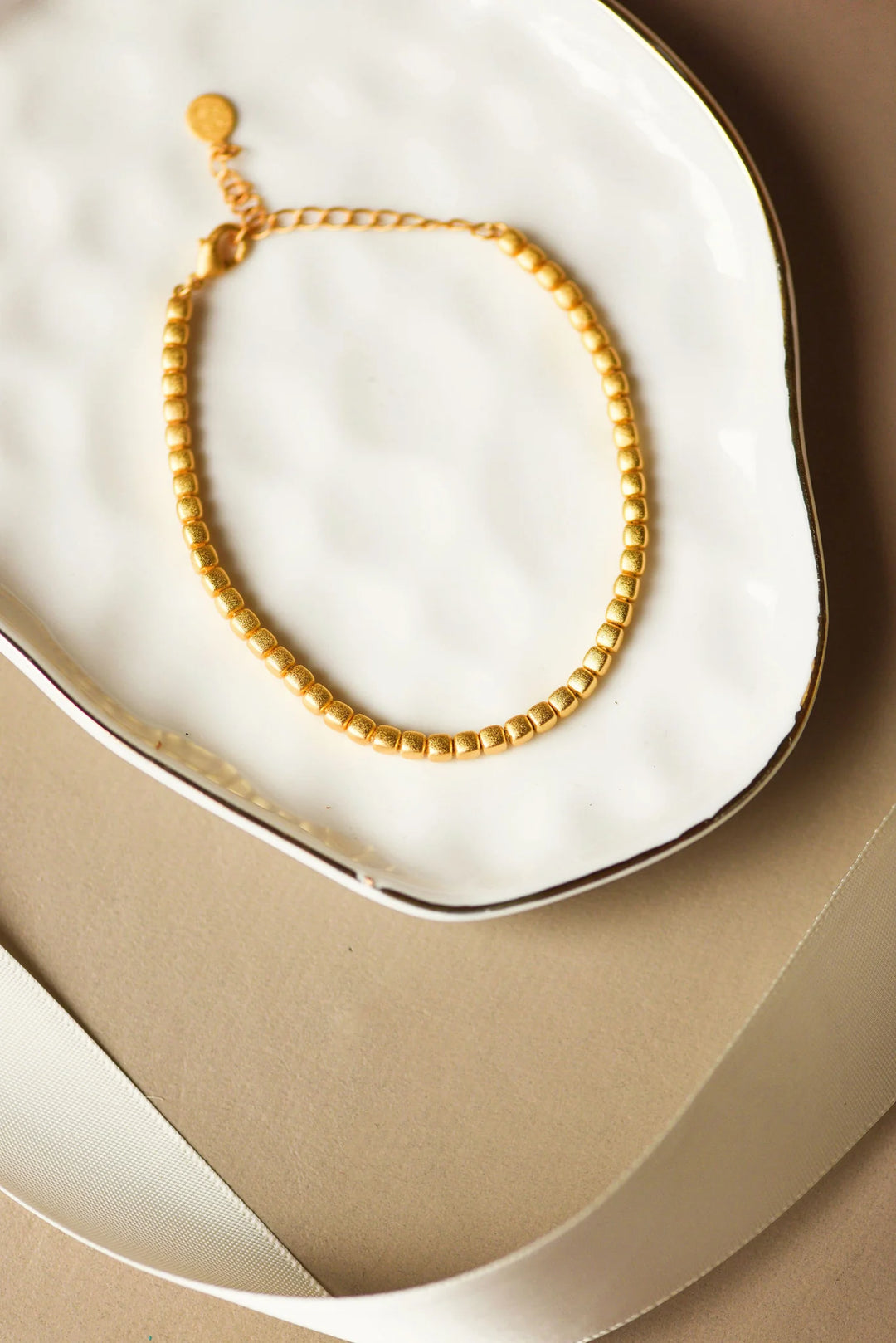TJD Square Bead Bracelet