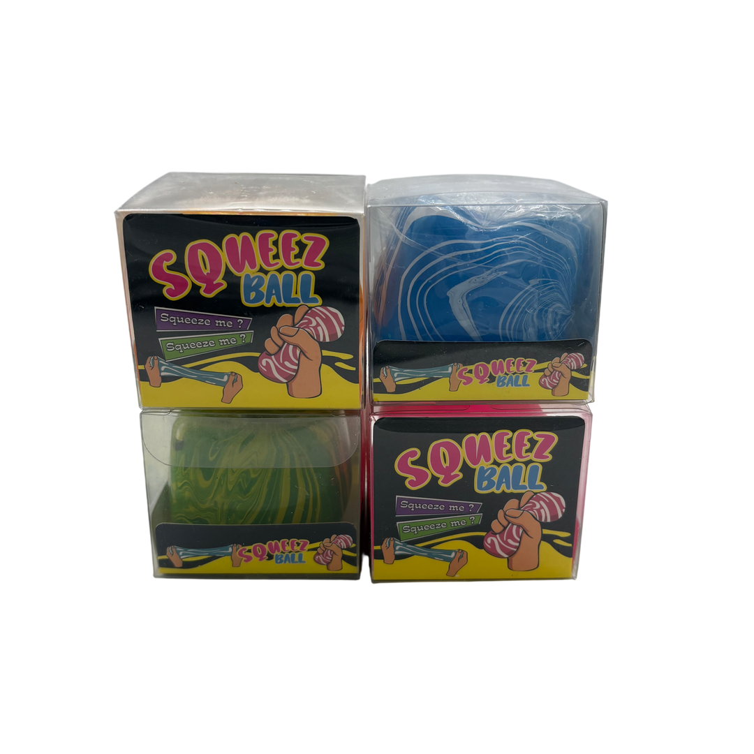 Tie-Dye Squeezy Cube-Single Toy