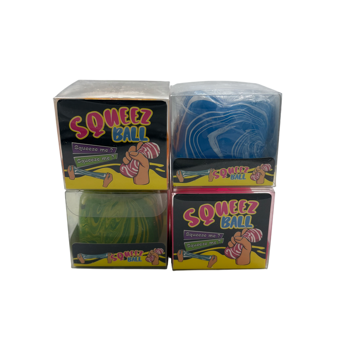 Tie-Dye Squeezy Cube-Single Toy