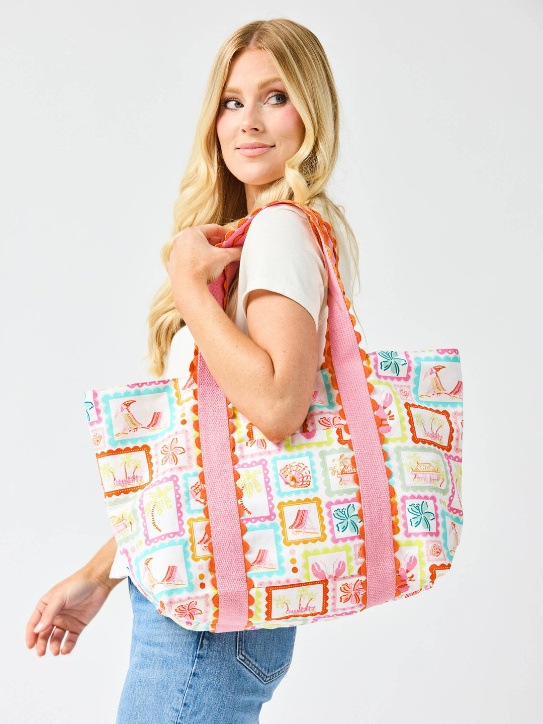 Capri Tote Bag | Happy Place
