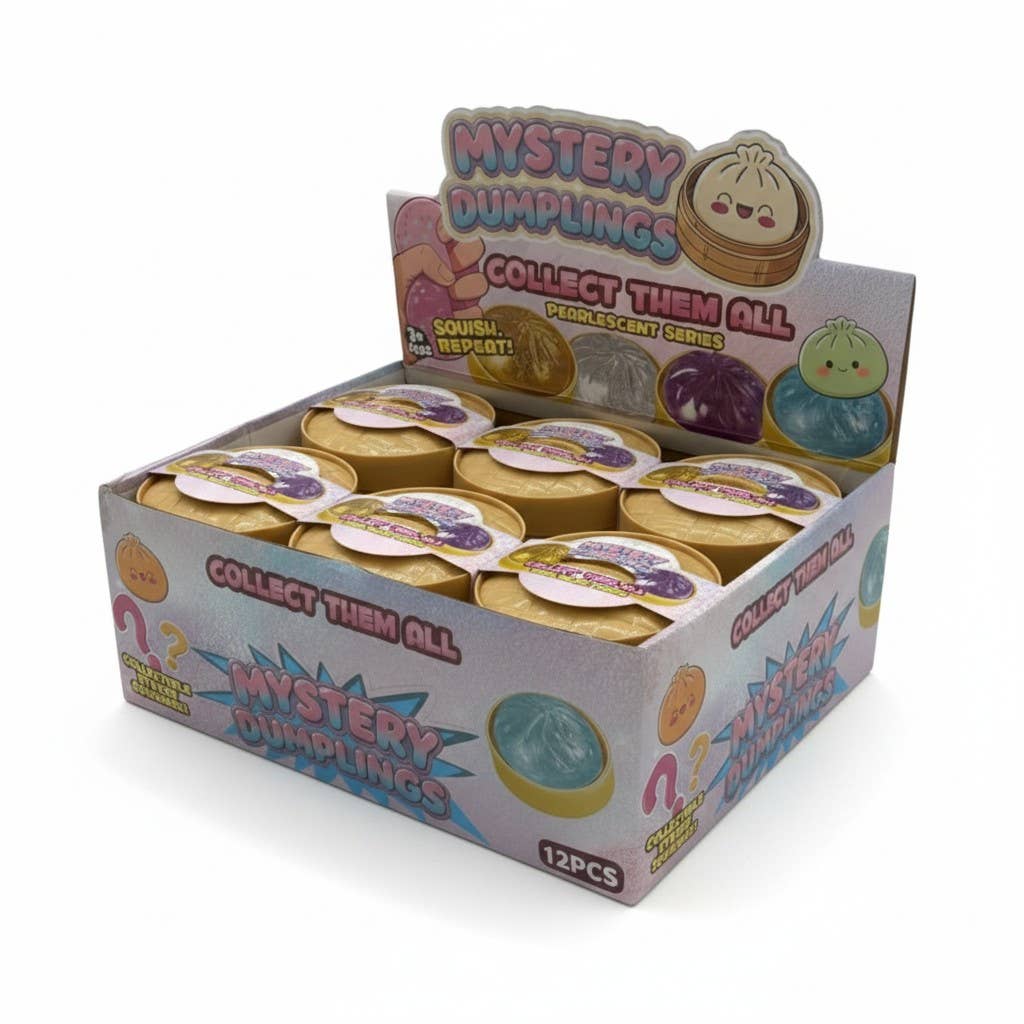Mystery Squishy Dumplings - Pearlescent Series-Single Toy