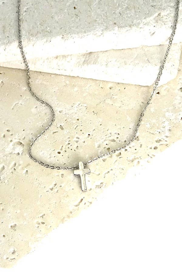 JOSSLYN-CLASSIC MINI CROSS NECKLACE | 47N15737-CROSS