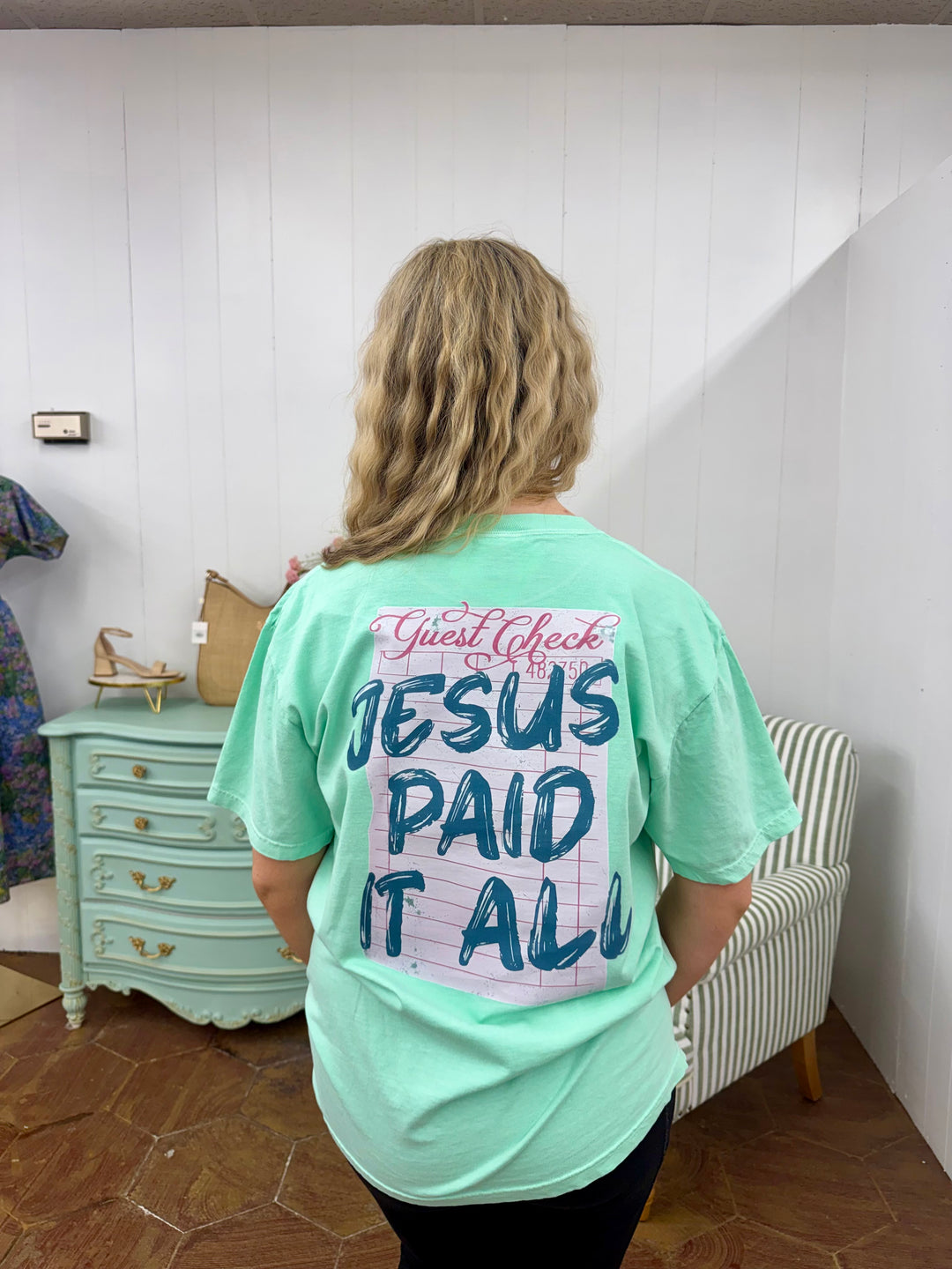 Jesus Paid It All Adult Tee